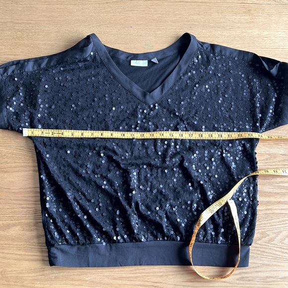 NewYork & Company black sequin, opened shoulders! - Picture 9 of 9